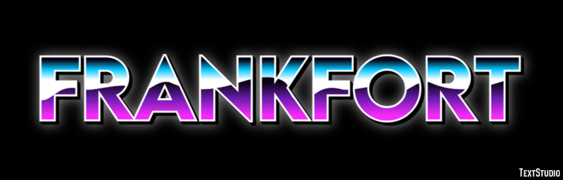 Frankfort テキスト効果