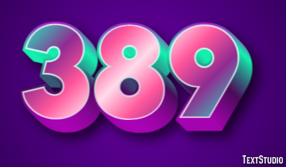 389 Text Effect