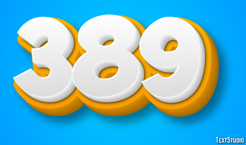 389 Text Effect