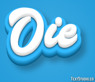 Oie Effet de Texte