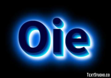 Oie Effet de Texte