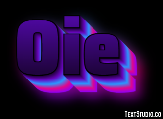 Oie Effet de Texte