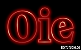 Oie Effet de Texte
