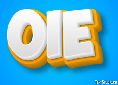 Oie Effet de Texte