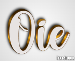 Oie Effet de Texte