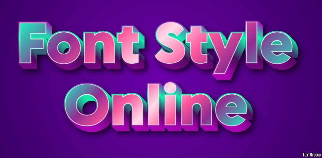 Font Style Online テキスト効果