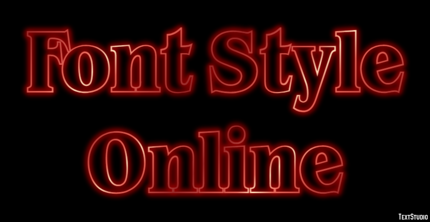 Font Style Online テキスト効果
