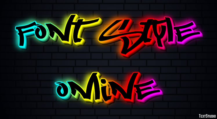 Font Style Online Efekt tekstowy