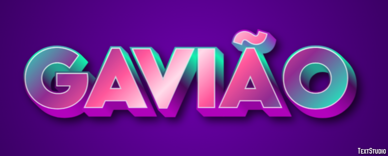 Gavião Текстовый эффект