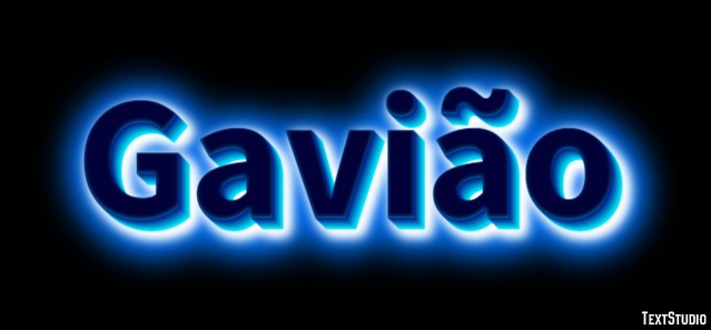 Gavião Efeito de texto