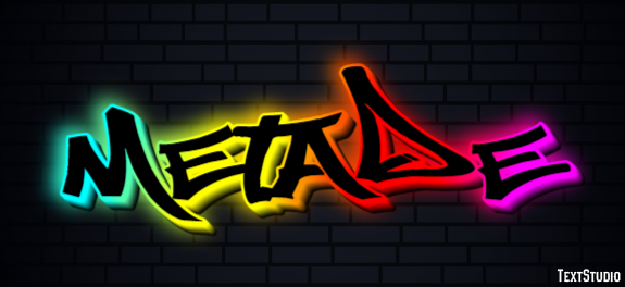 Metade Efecto de Texto
