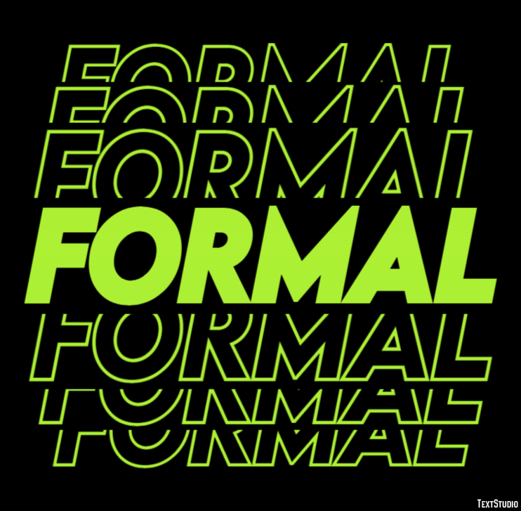 Formal Texteffekt