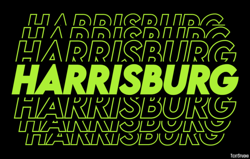 Harrisburg Efekt tekstowy