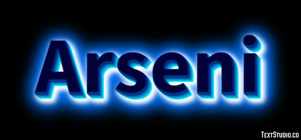 Arseni Эффект текста