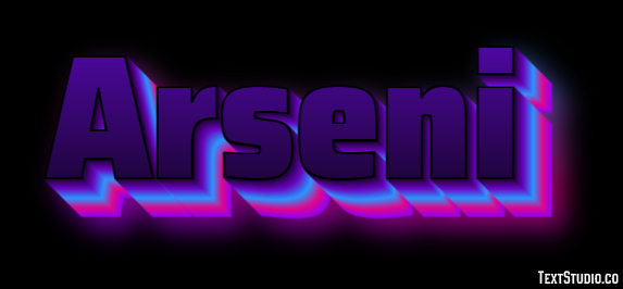 Arseni Эффект текста