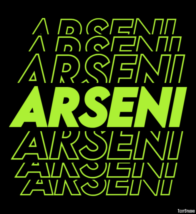 Arseni Эффект текста