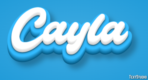 Cayla Text Effect