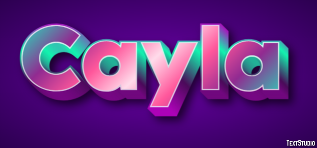 Cayla Text Effect