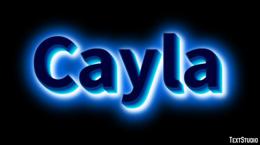 Cayla Efecto de Texto