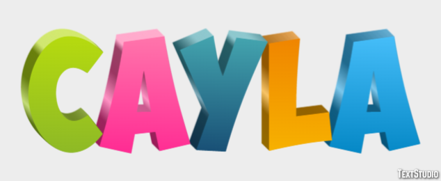 Cayla Text Effect