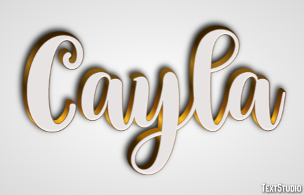 Cayla Text Effect