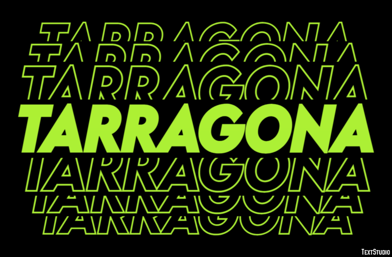 Tarragona Efekt tekstowy