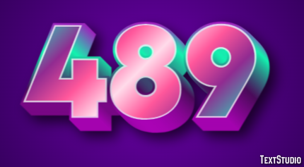 489 Text Effect