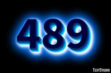 489 Text Effect