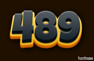 489 Text Effect