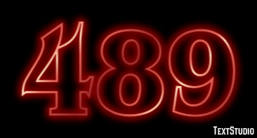 489 Text Effect