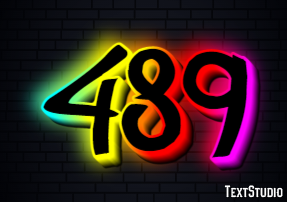 489 Text Effect