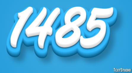 1485 Effetto testo