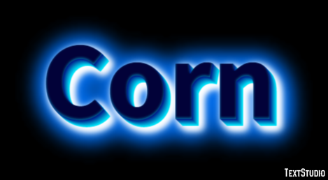 Corn Text Effect