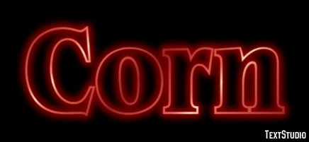 Corn Text Effect