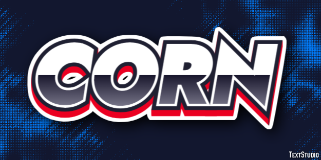 Corn Text Effect