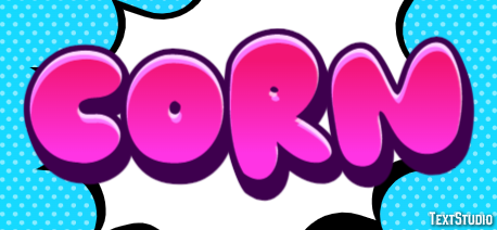 Corn Text Effect
