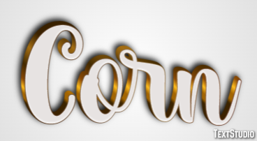 Corn テキスト効果