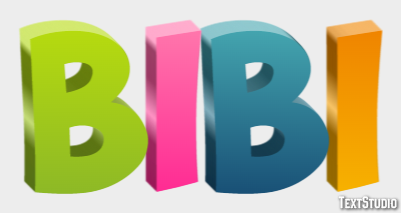 Bibi Text effect