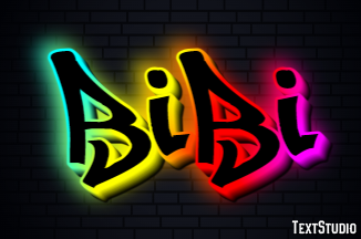 Bibi Text effect