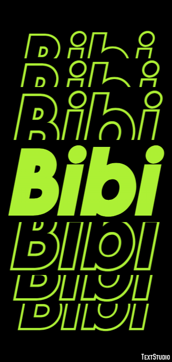 Bibi Text effect