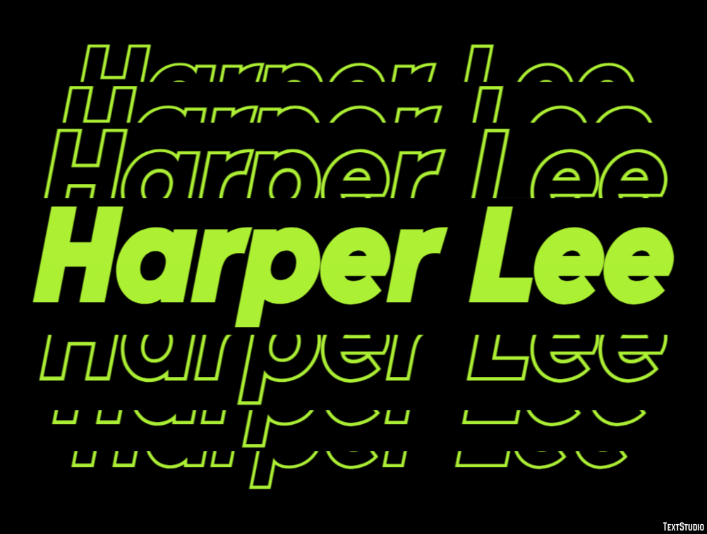 Harper Lee Efecto de Texto