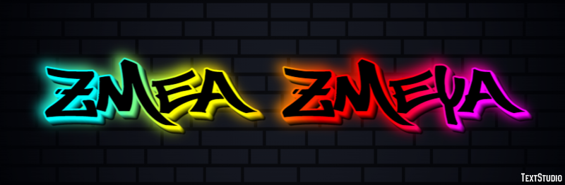 змея zmeya Efecto de Texto