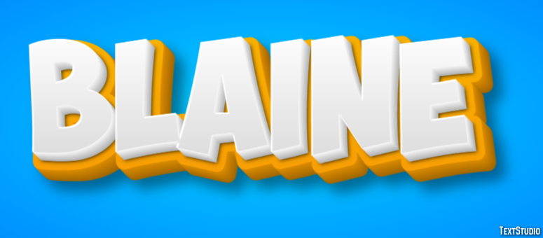 Blaine Efekt tekstowy