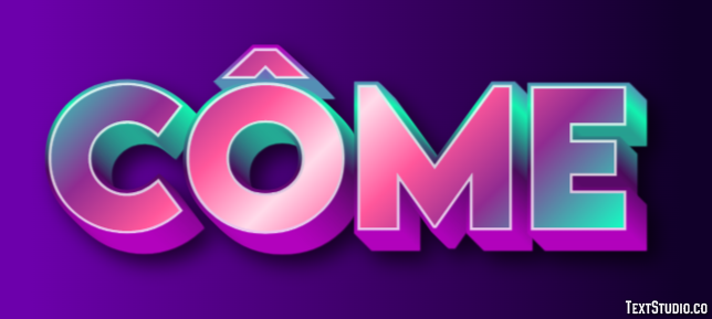 Côme Text Effect