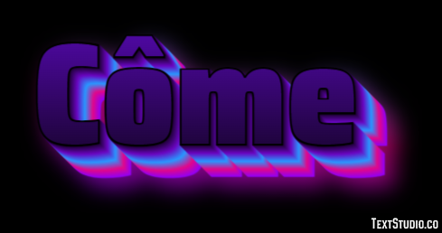 Côme Text Effect