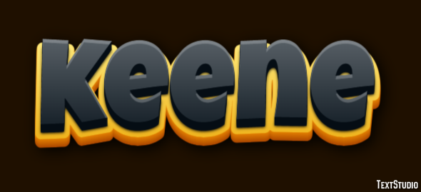 Keene Effet de Texte