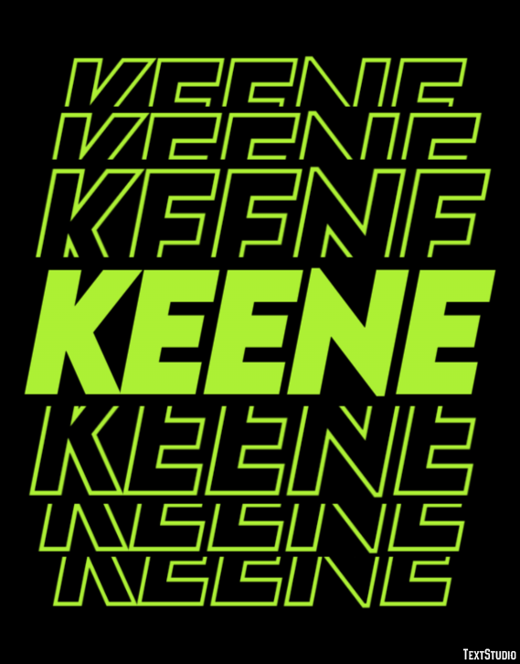 Keene Efekt tekstowy