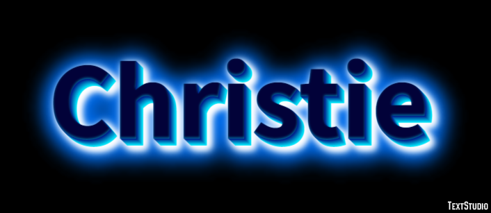 Christie Texteffekt