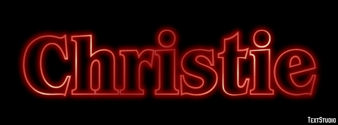Christie Text Effect