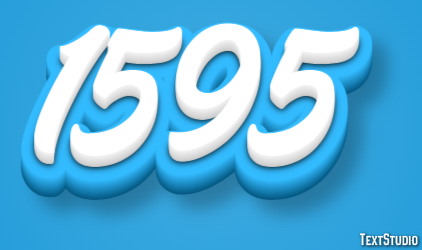1595 Texteffekt